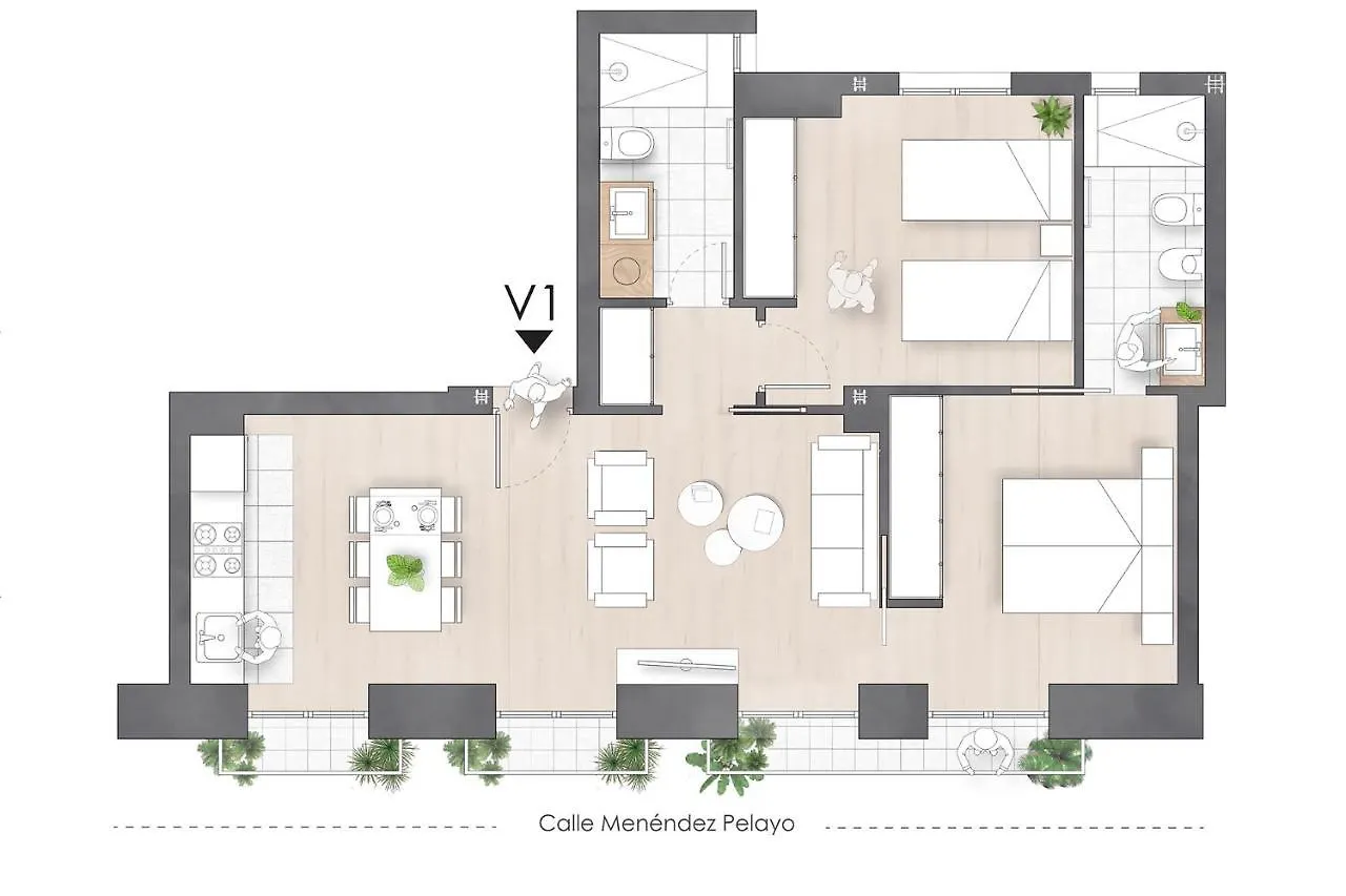 Apartment Veoapartment Jardines Murillo Seville